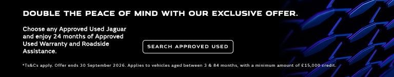 Jaguar Skinny Banner - Used Cars 