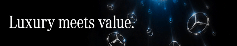 Mercedes-Benz Skinny Banner - Luxury Meets Value